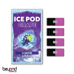 JUUL本体対応ブランド ICE POD グレープ ニコチン5%