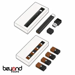 JUULスターターキット JUUL本体ブラック バージニアタバコカートリッジ付き