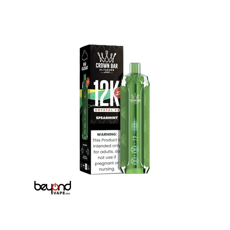 Al Fakher Crown Bar 12K - Spearmint (スペアミント) nicotine 5% 12000パフ
