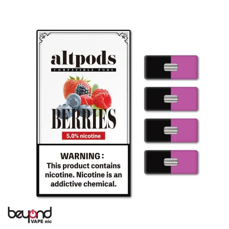 JUUL本体対応ブランド altpods ベリーズ ニコチン5%