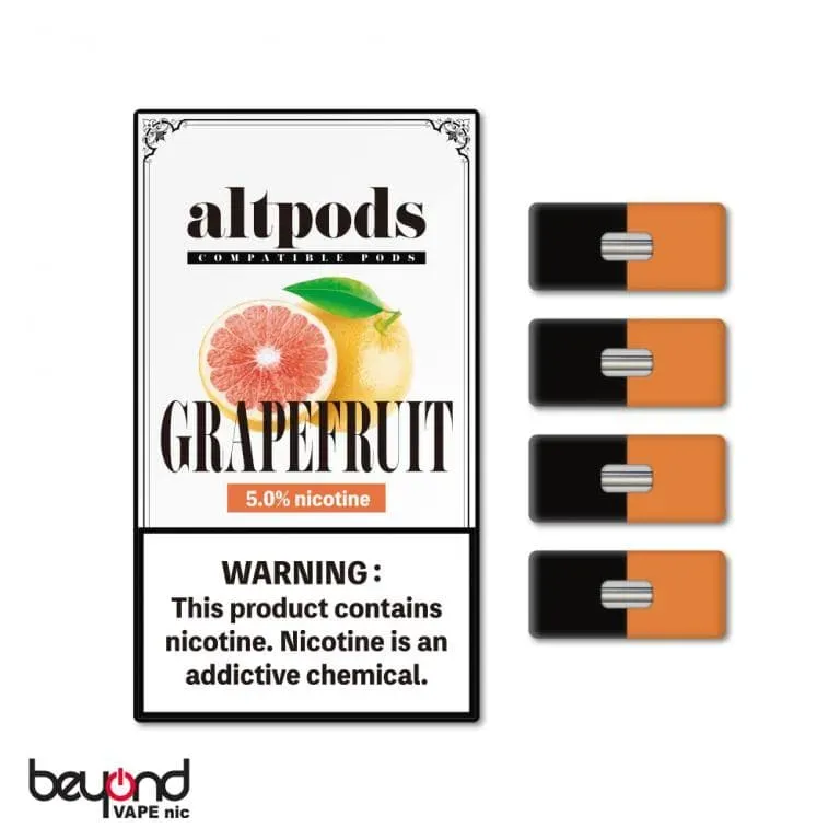 JUUL本体対応ブランド altpods グレープフルーツ ニコチン5%