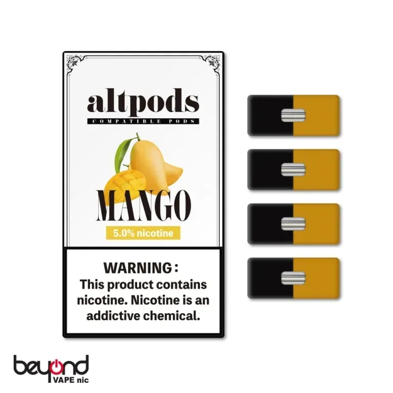 JUUL本体対応ブランド altpods マンゴー ニコチン5%