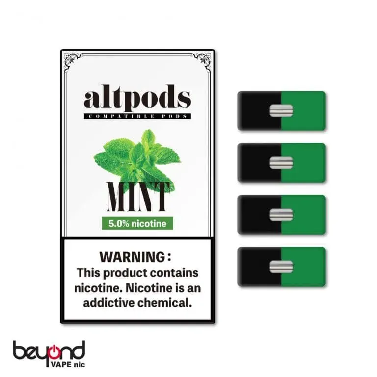 JUUL本体対応ブランド altpods ミント ニコチン5%