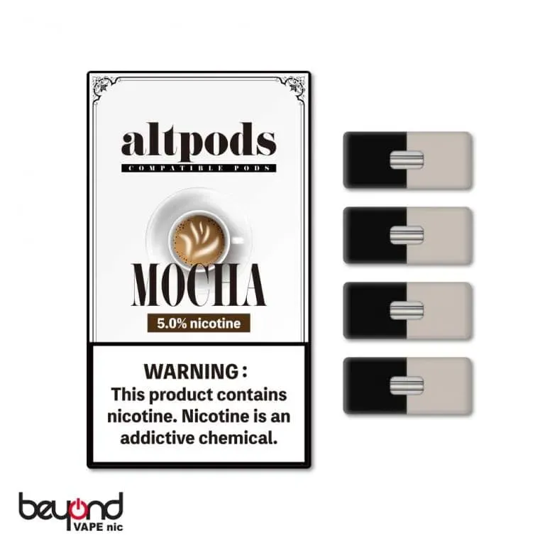 JUUL本体対応ブランド altpods モカ ニコチン5%