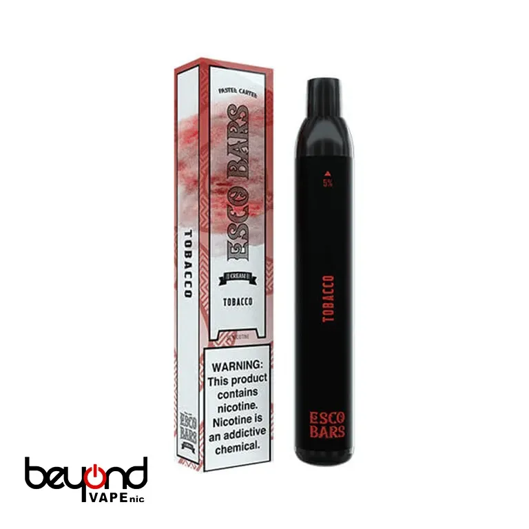 ESCO BARS Tobacco(タバコ) nicotine 5% 2500パフ