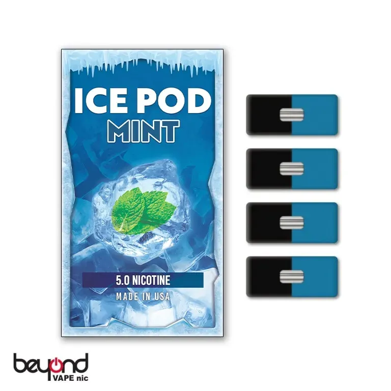JUUL本体対応ブランド ICE POD ミント ニコチン5%
